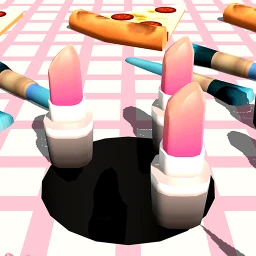 Lipstick Makeup Black Hole 아이콘